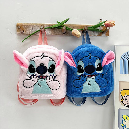 New Disney Plush Backpack – Cute & Fun Stitch Design for Kids