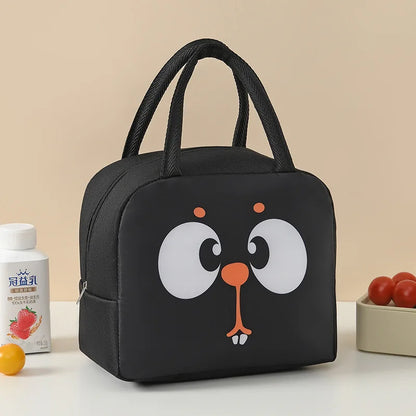 Thickened Cute Oxford Cloth Insulated Lunch Bag – Portable & Fun Design