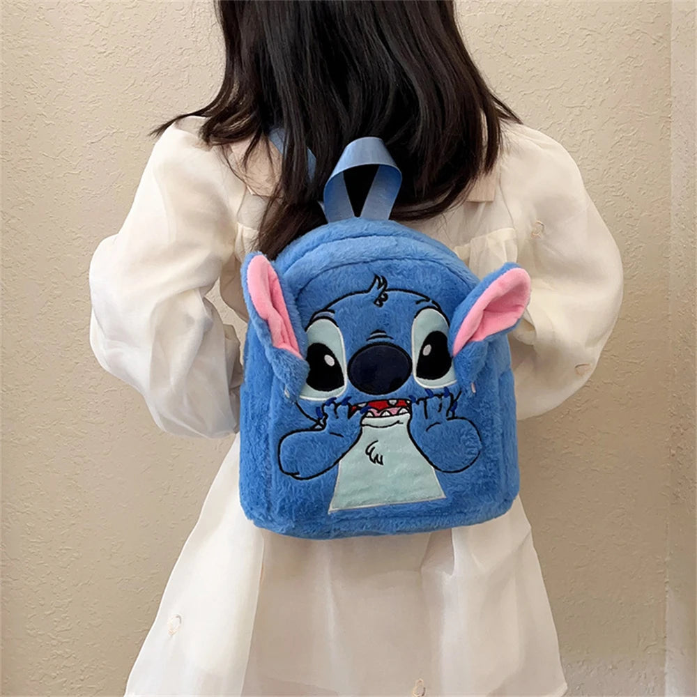 New Disney Plush Backpack – Cute & Fun Stitch Design for Kids