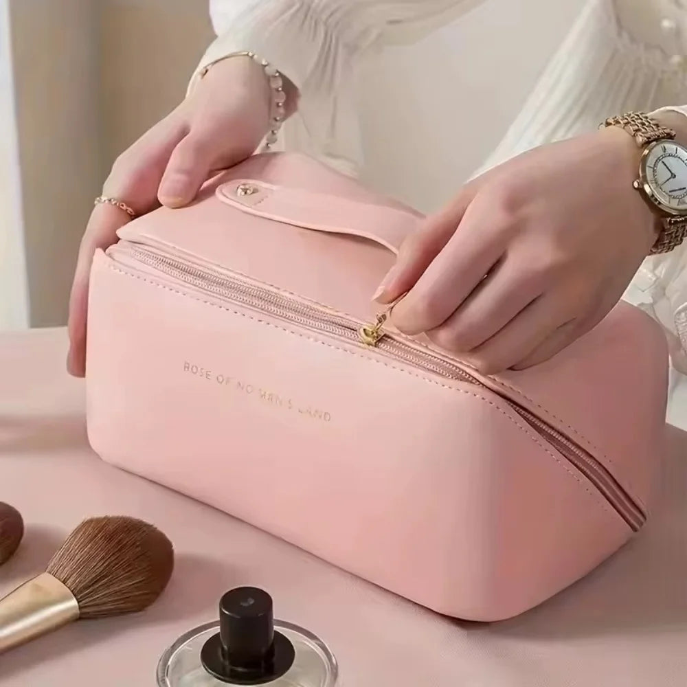 Luxe Pillow Cosmetic Bag – Premium Travel Makeup Organizer for Beauty Essentials