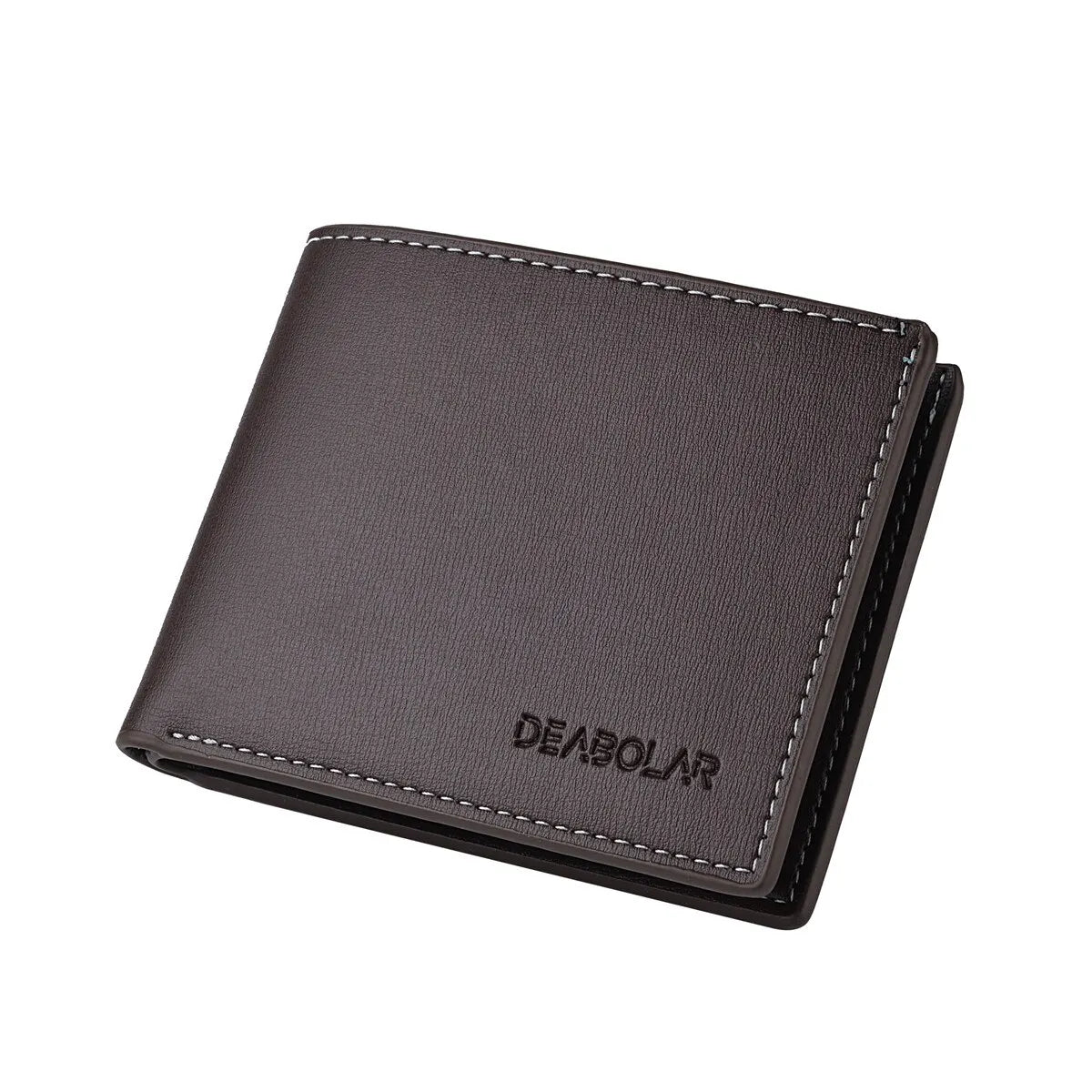 Men’s Slim PU Leather Wallet – Bifold RFID Card Holder with Cash Pocket | Minimalist Wallet