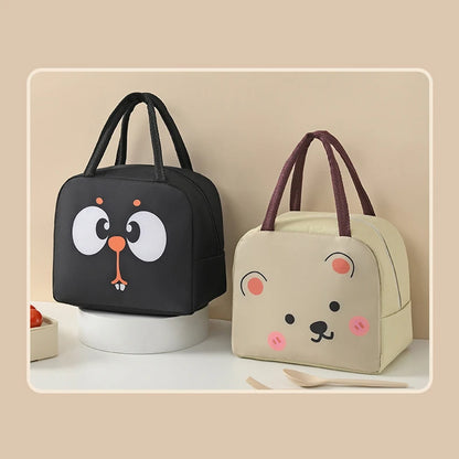 Thickened Cute Oxford Cloth Insulated Lunch Bag – Portable & Fun Design