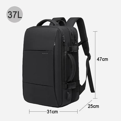 BANGE Travel Backpack – Stylish, Expandable & Functional for Men