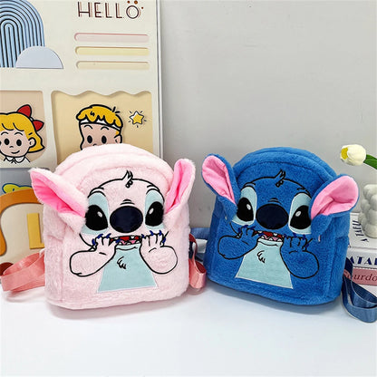 New Disney Plush Backpack – Cute & Fun Stitch Design for Kids