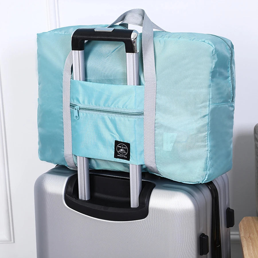 TravelPro™ Foldable Travel Duffel Bag – Large Capacity Expandable Carry-On for Weekend Trips & Air Travel
