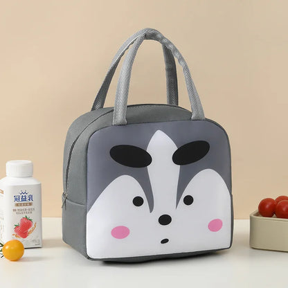 Thickened Cute Oxford Cloth Insulated Lunch Bag – Portable & Fun Design