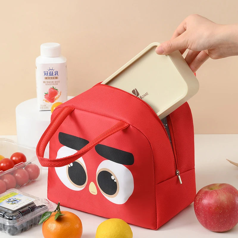 Thickened Cute Oxford Cloth Insulated Lunch Bag – Portable & Fun Design