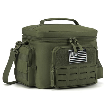 Tactical Lunch Bag for Men – Heavy Duty Leakproof Insulated Cooler Bag for Work, Outdoor, Camping, and Picnic – Durable Thermal Meal Storage