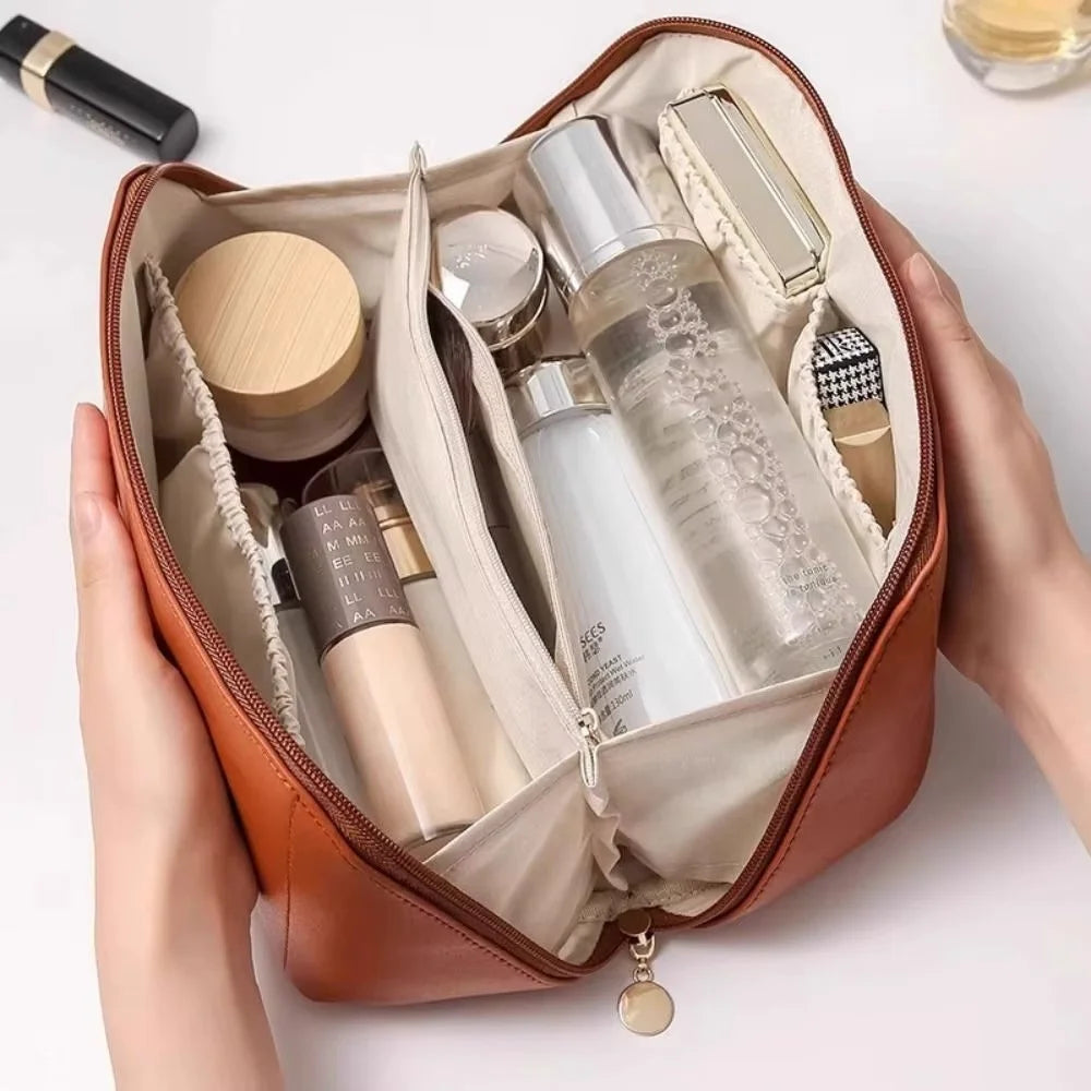 Luxe Pillow Cosmetic Bag – Premium Travel Makeup Organizer for Beauty Essentials