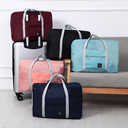 TravelPro™ Foldable Travel Duffel Bag – Large Capacity Expandable Carry-On for Weekend Trips & Air Travel