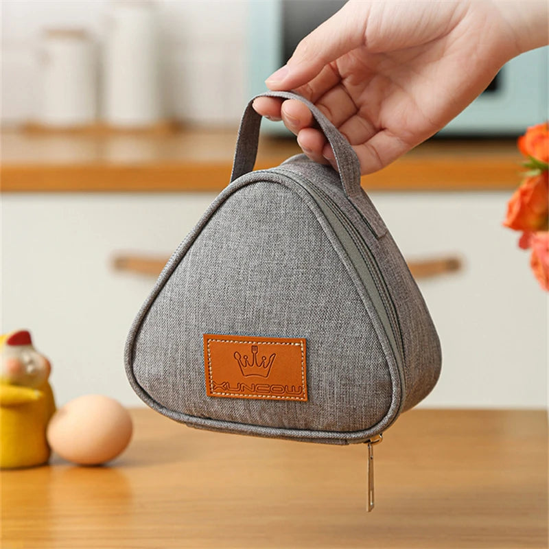 Mini Triangular Insulated Bag – Compact & Convenient Thermal Cooler for Lunch